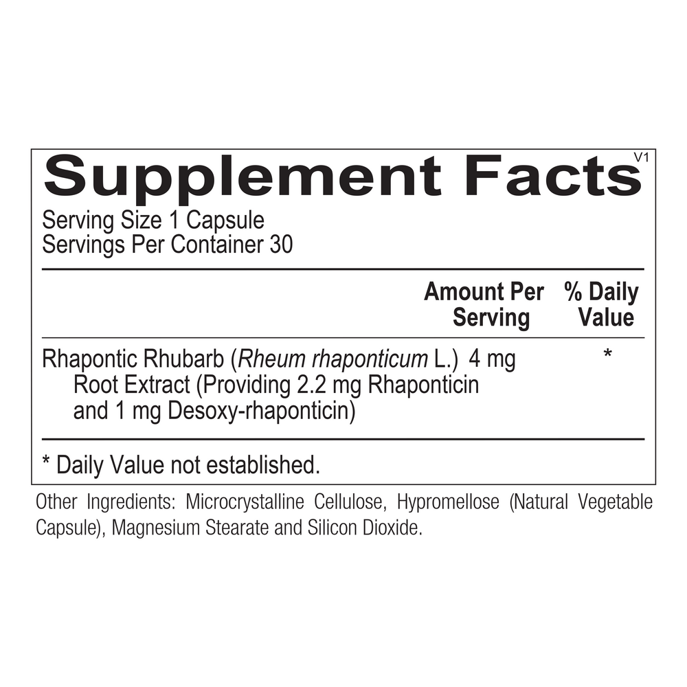 Ortho Molecular Products Rhubestryn 30 capsules