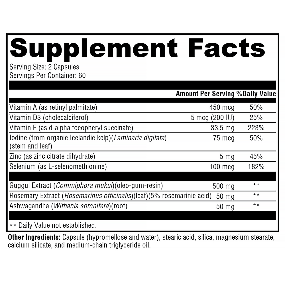 XYMOGEN MedCaps T3 (Guggul Extract) 120 capsules