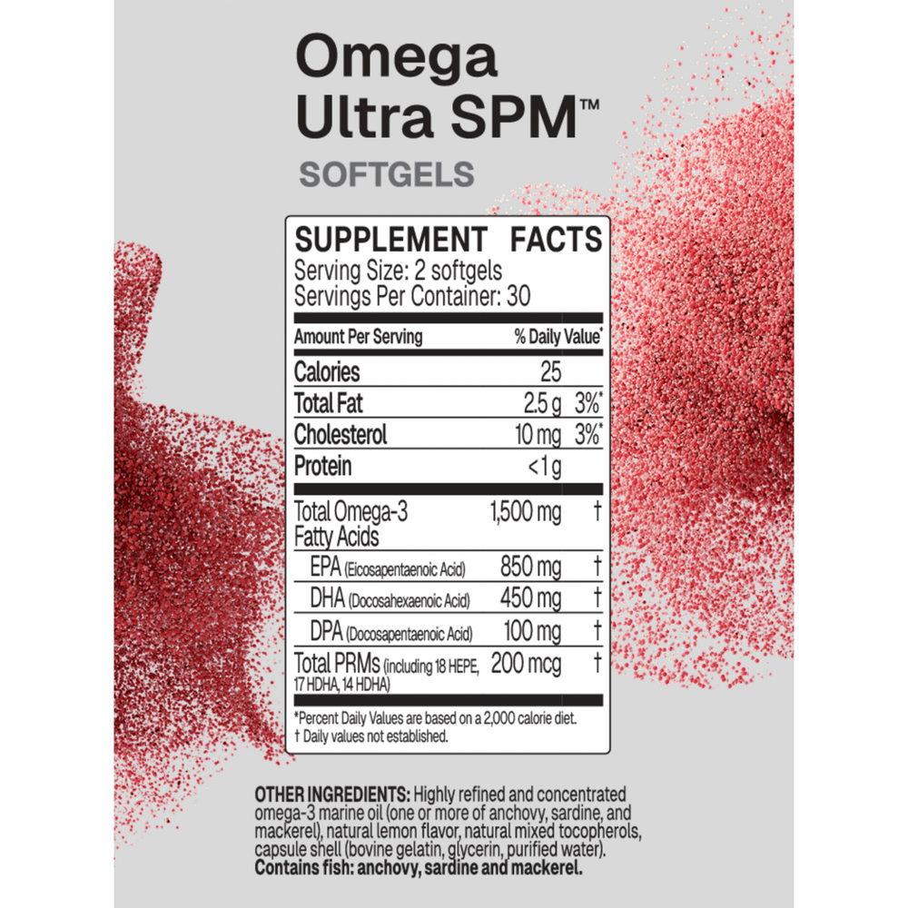 Microbiome Labs Omega Ultra SPM (formerly Mega Marine) 60 Softgels