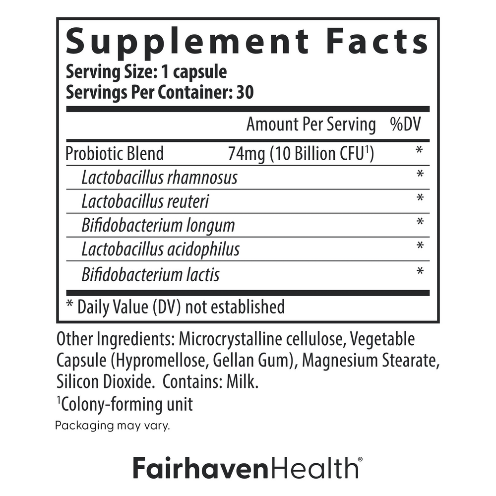 Fairhaven Health IsoFresh® Vaginal Probiotic 30c 30 capsules