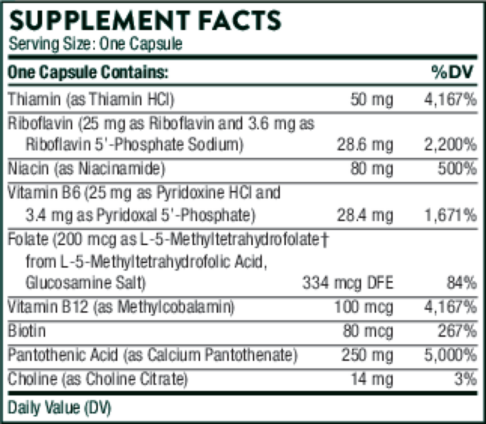 Thorne Stress B-Complex 60 capsules