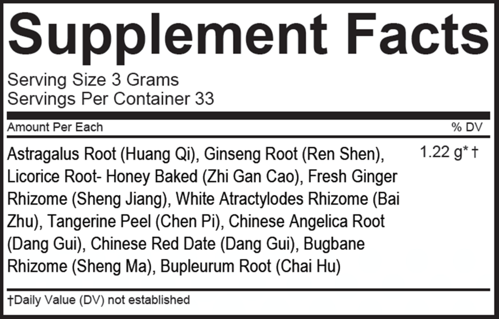 Bio Essence Health Science Bu Zhong Yi Qi Tang (Tonifly the Middle 100g
