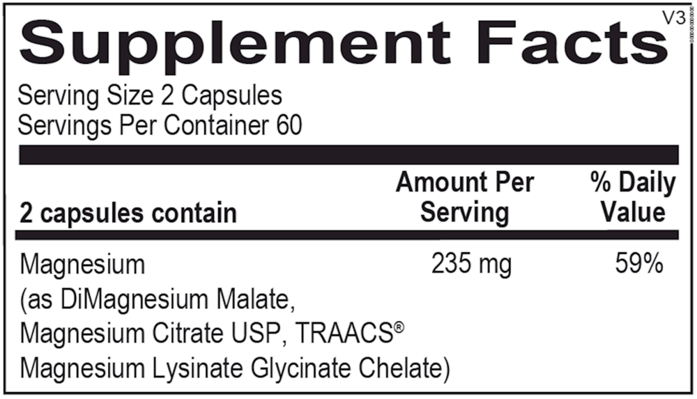 Ortho Molecular Products Reacted Magnesium 120