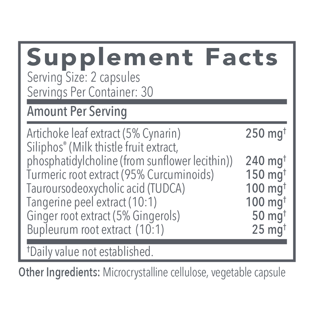 Biocidin Botanicals Liver GB+ 60 capsules