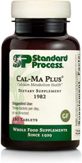 Standard Process Cal-Ma Plus, Calcium & Endocrine Supplement, 180 Tablets