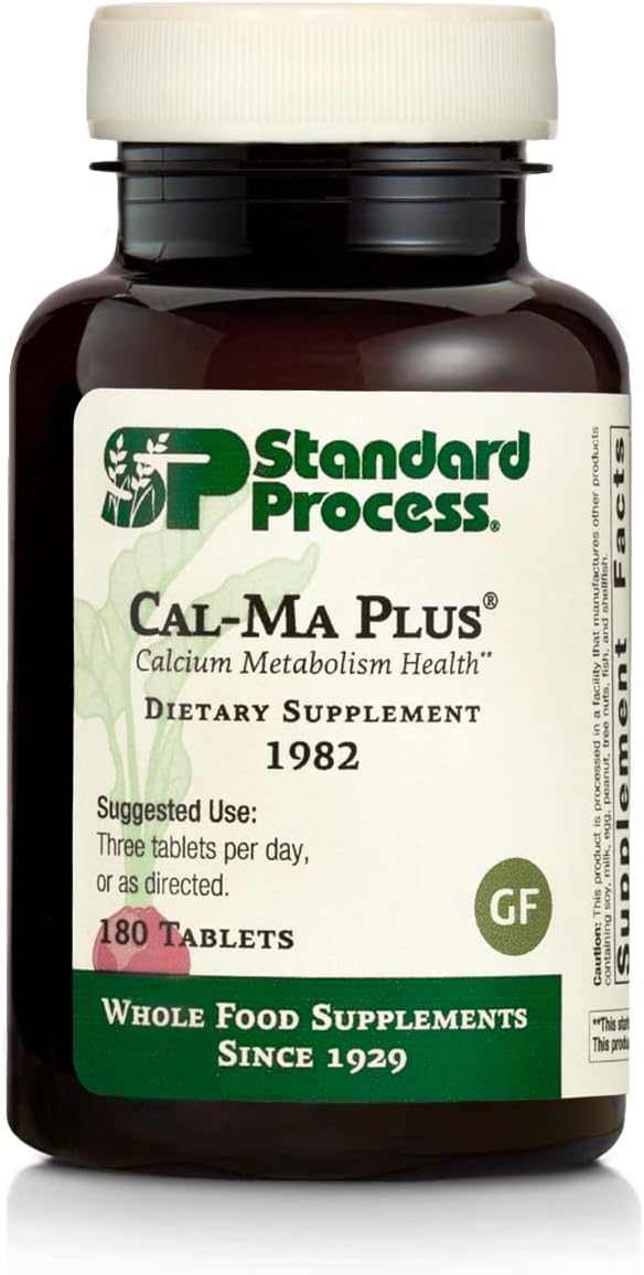 Standard Process Cal-Ma Plus, Calcium & Endocrine Supplement, 180 Tablets