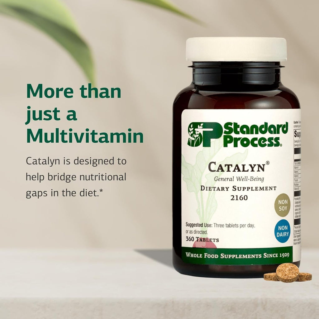Standard Process Catalyn, General Wellness Supplement, 360 Tablets