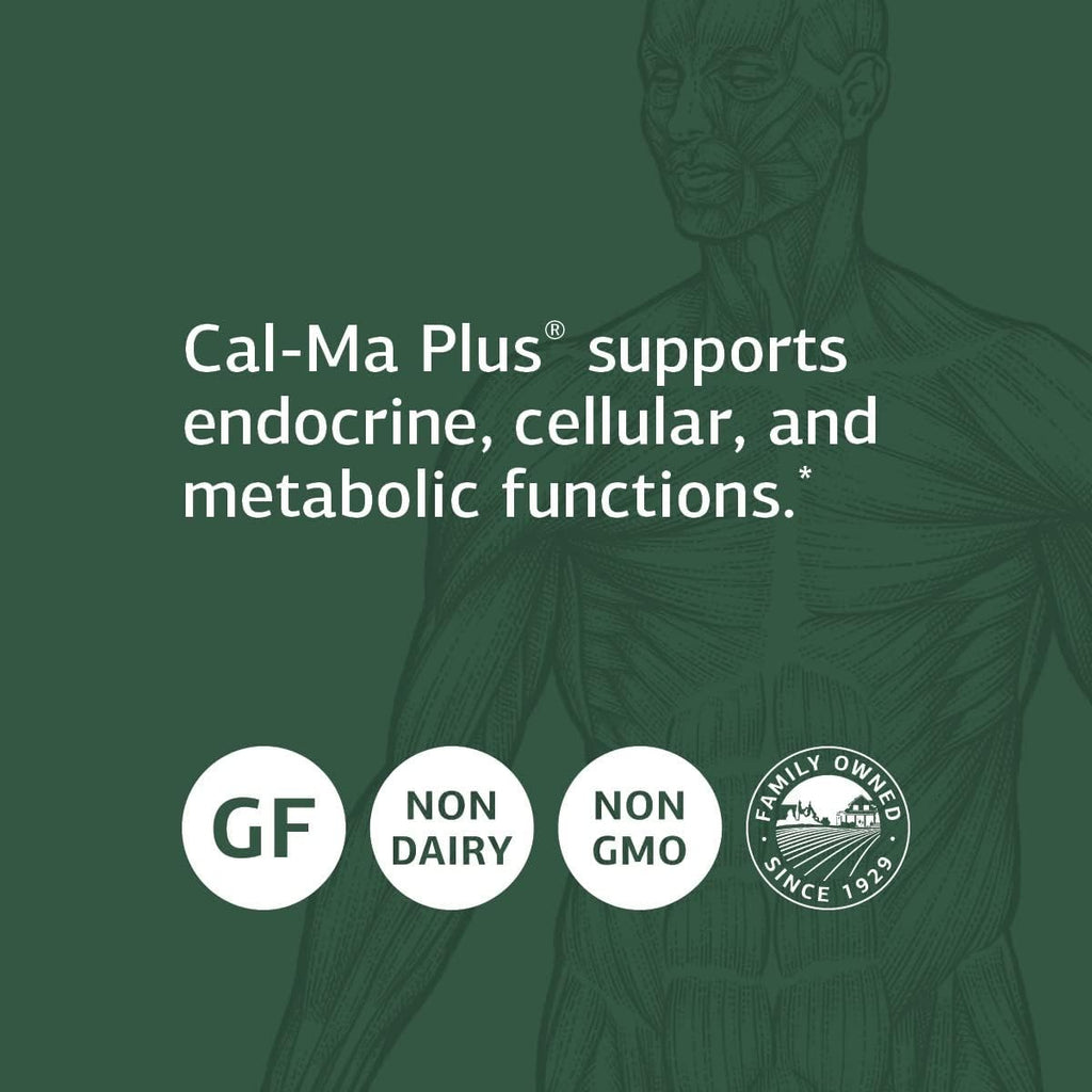 Standard Process Cal-Ma Plus, Calcium & Endocrine Supplement, 180 Tablets