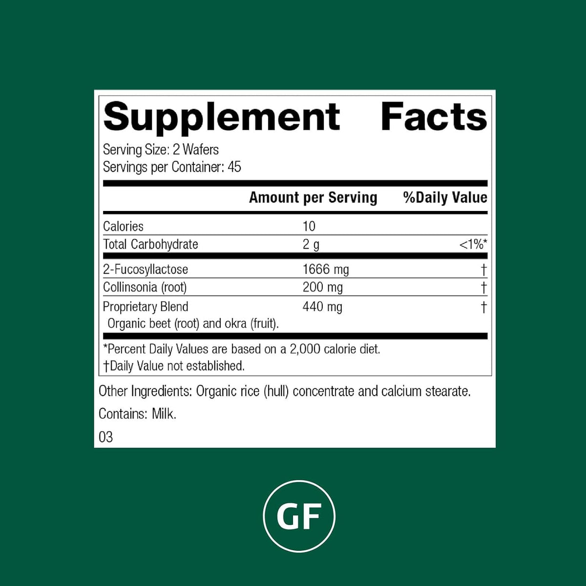 Standard Process GI Stability, Gut Microbiome & Immune Support, 90 Wafers