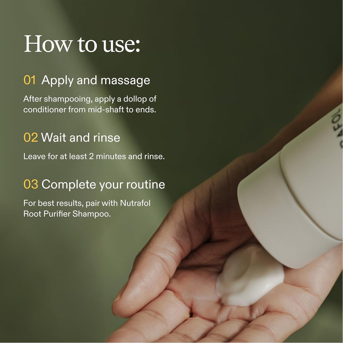 Nutrafol Conditioner, Physician-formulated for Thinning Hair, Moisturizing, Strengthening and Color Safe, Lightweight Protection