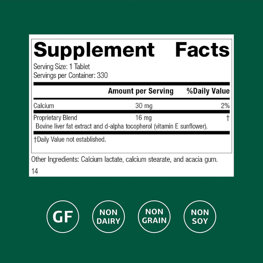 Standard Process Antronex, Liver Health Dietary Supplement, 330 Tablets