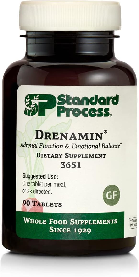 Standard Process Drenamin, Adrenal & Stress Response, 90 Tablets