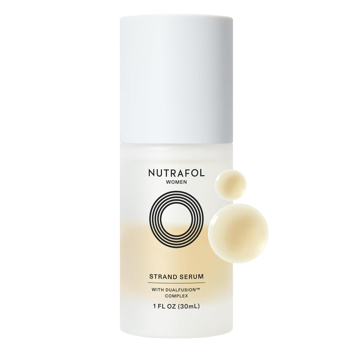 Nutrafol Strand Serum, Reduces Breakage for Stronger Hair, 1 Fl Oz Bottle
