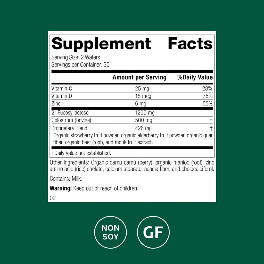 Standard Process Children's Immune, Immune Support Supplement, 60 Wafers
