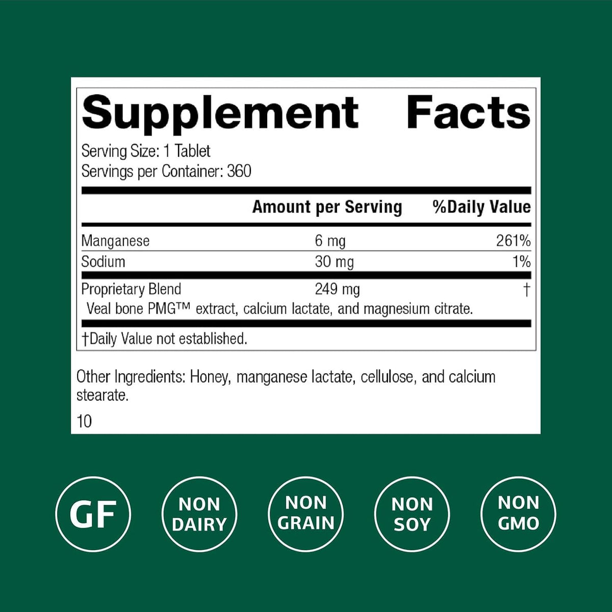 Standard Process Biost, Skeletal & Cellular Supplement, 360 Tablets