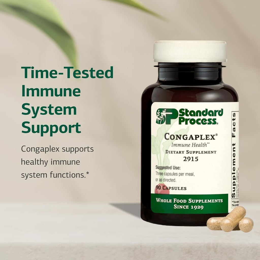 Standard Process Congaplex, Immune & Thymus Support Supplement, 90 Capsules