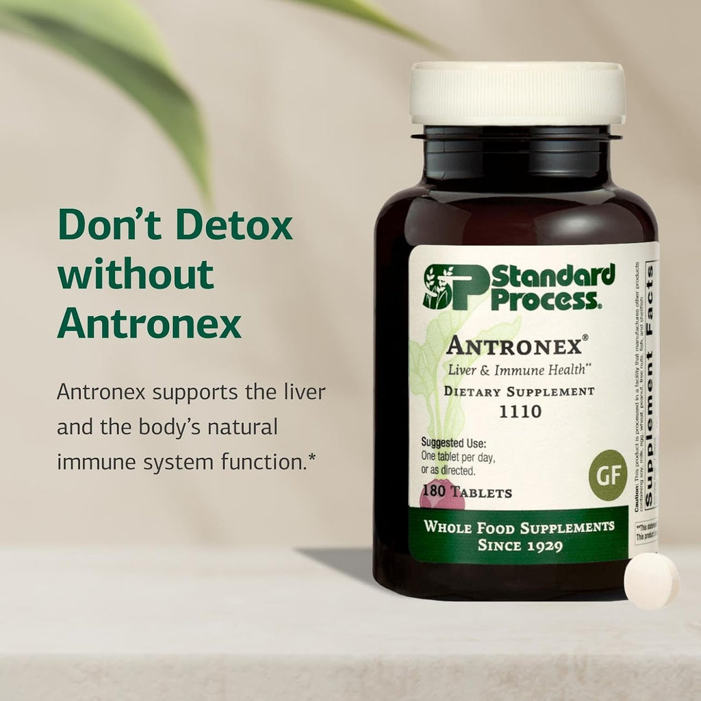 Standard Process Antronex, Liver Health Dietary Supplement, 180 Tablets