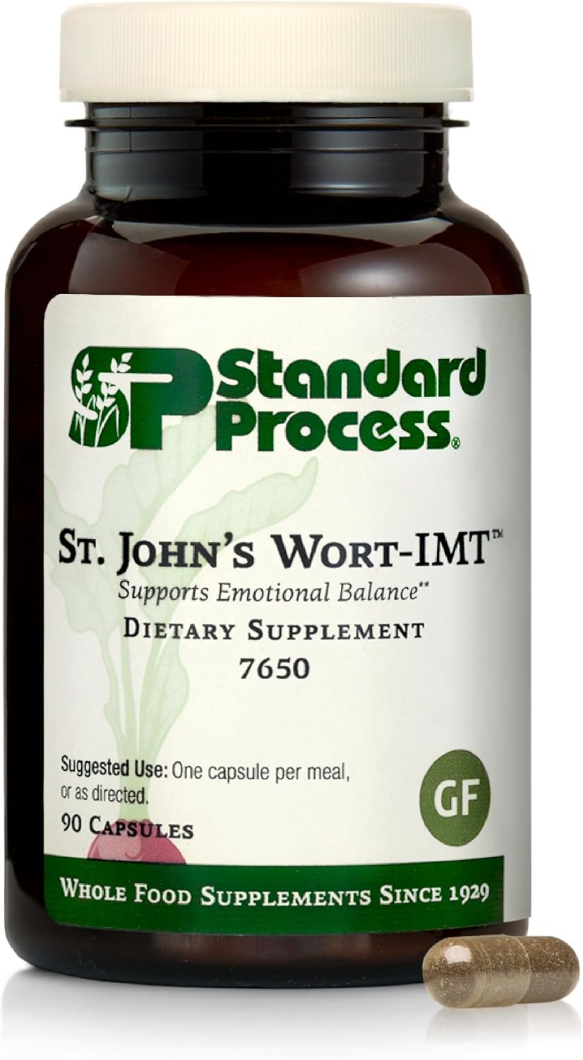 Standard Process St. John's Wort-IMT, for Sleep & Relaxation, 90 Capsules