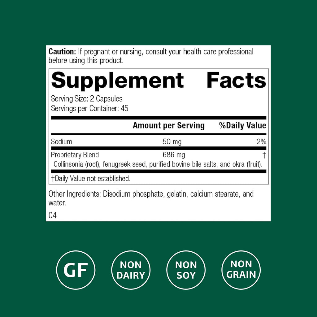 Standard Process Fen-Cho, Digestive & Gut Health Supplement, 90 Capsules