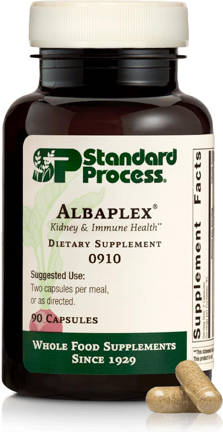 Standard Process Albaplex, Kidney & Liver Supplement, 90 Capsules
