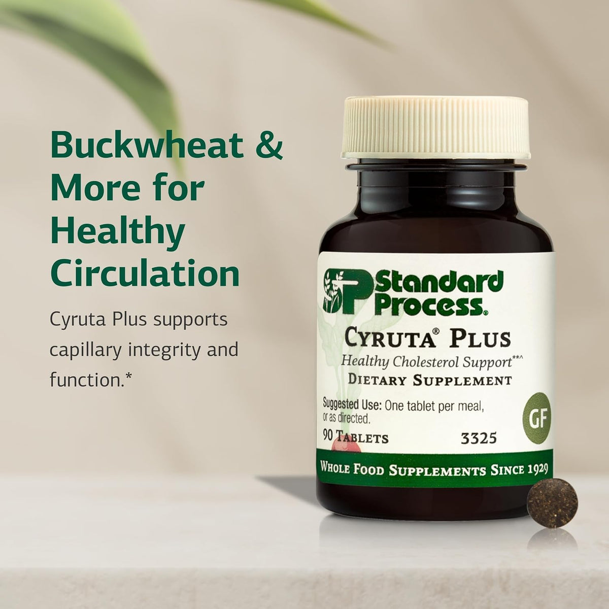 Standard Process Cyruta Plus, Circulation Support Supplement, 90 Tablets