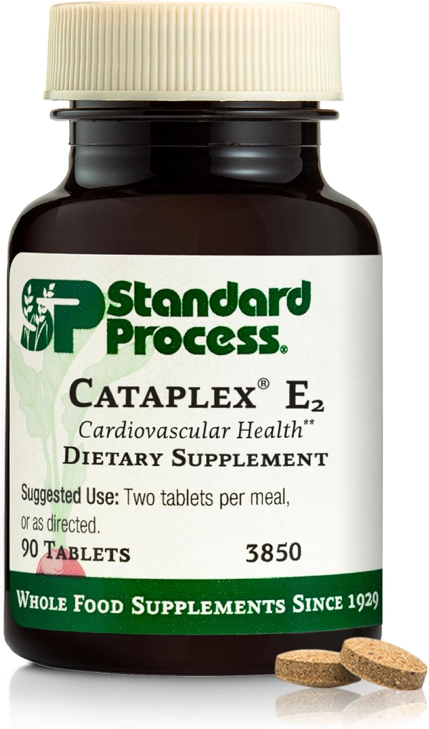 Standard Process Cataplex E2, Heart & Cellular Health Support, 90 Tablets