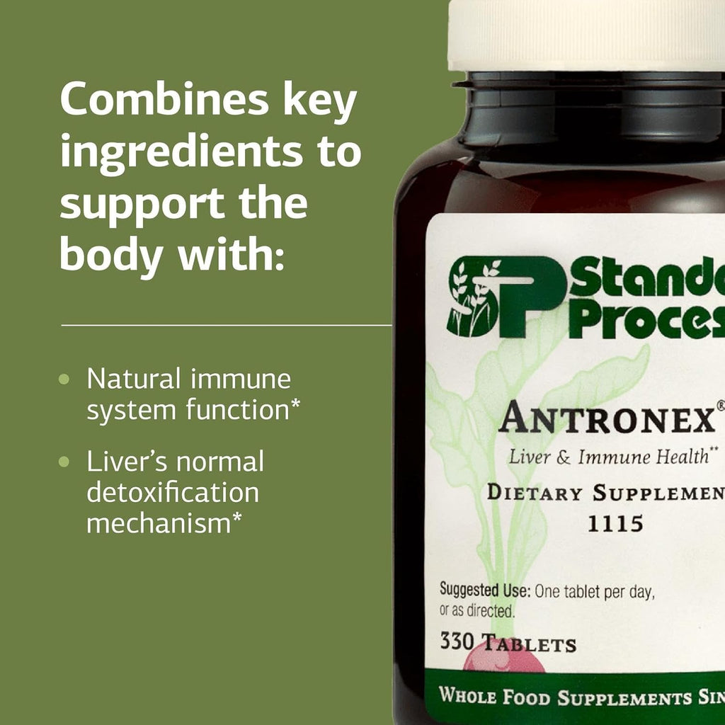 Standard Process Antronex, Liver Health Dietary Supplement, 330 Tablets