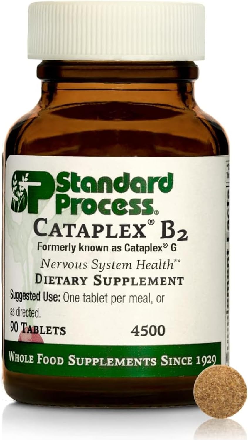 Standard Process Cataplex B2, Nervous System & Brain Health, 90 Tablets