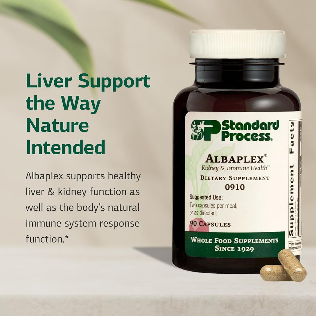 Standard Process Albaplex, Kidney & Liver Supplement, 90 Capsules