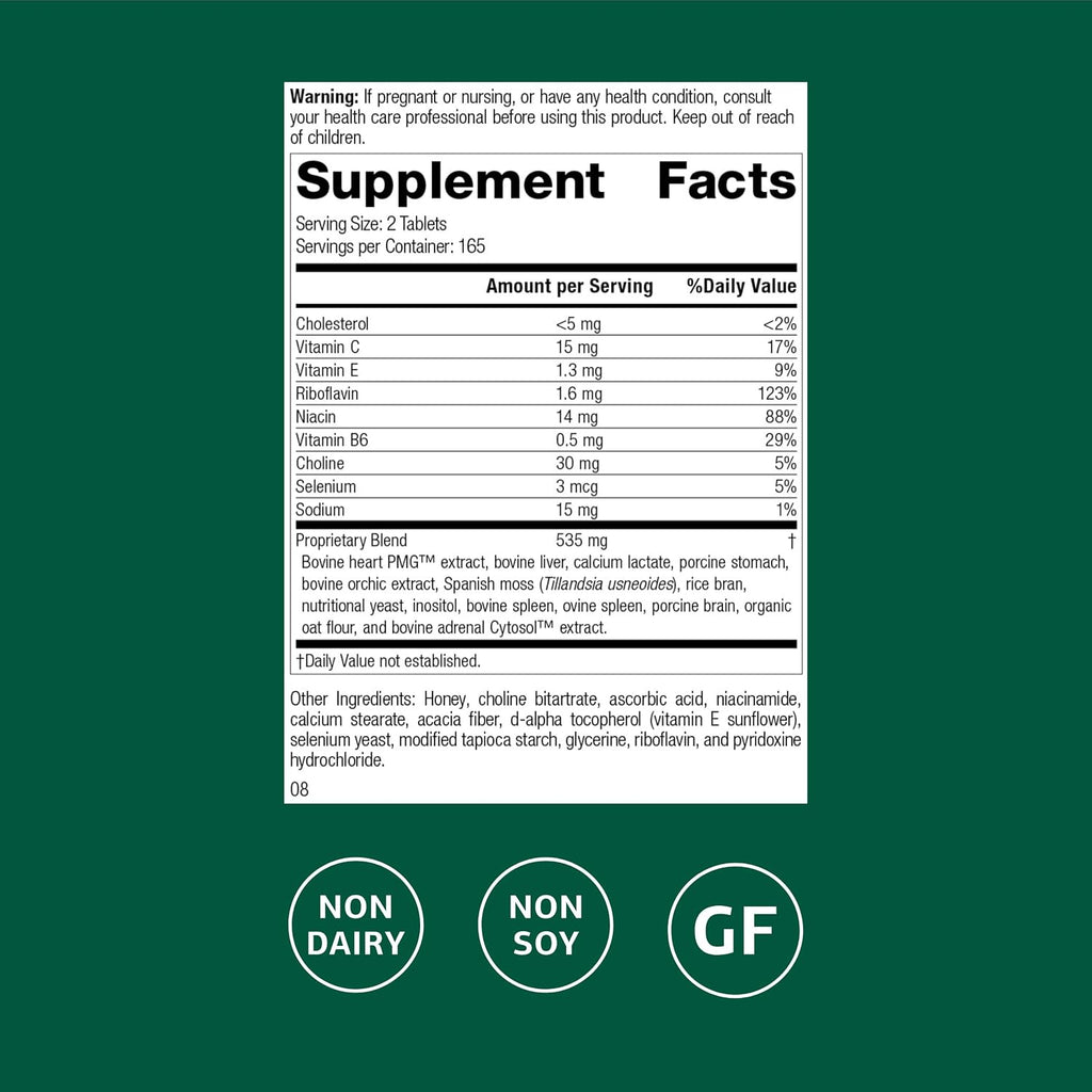 Standard Process Cardio-Plus GF, Heart Health & Circulation, 330 Tablets