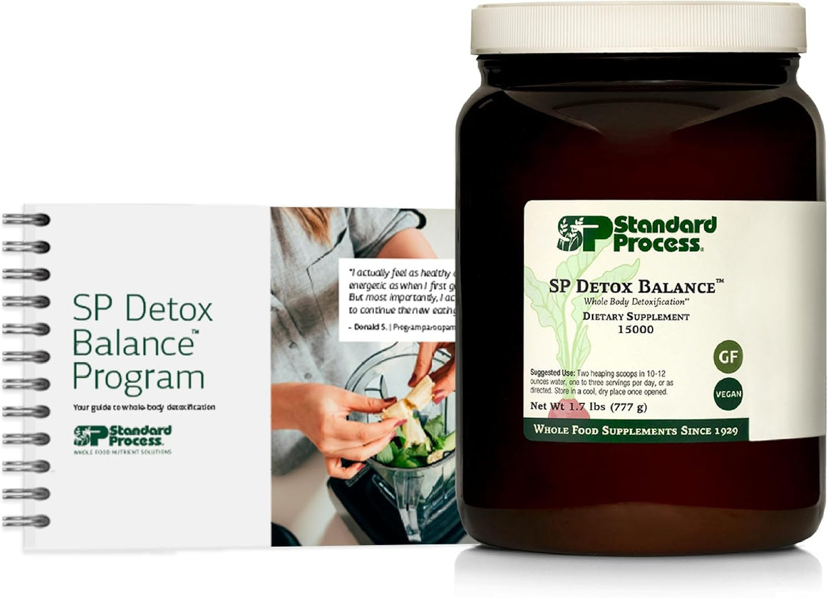 Standard Process SP Detox Balance, Detox Cleanse Supplement, 10-Day Kit