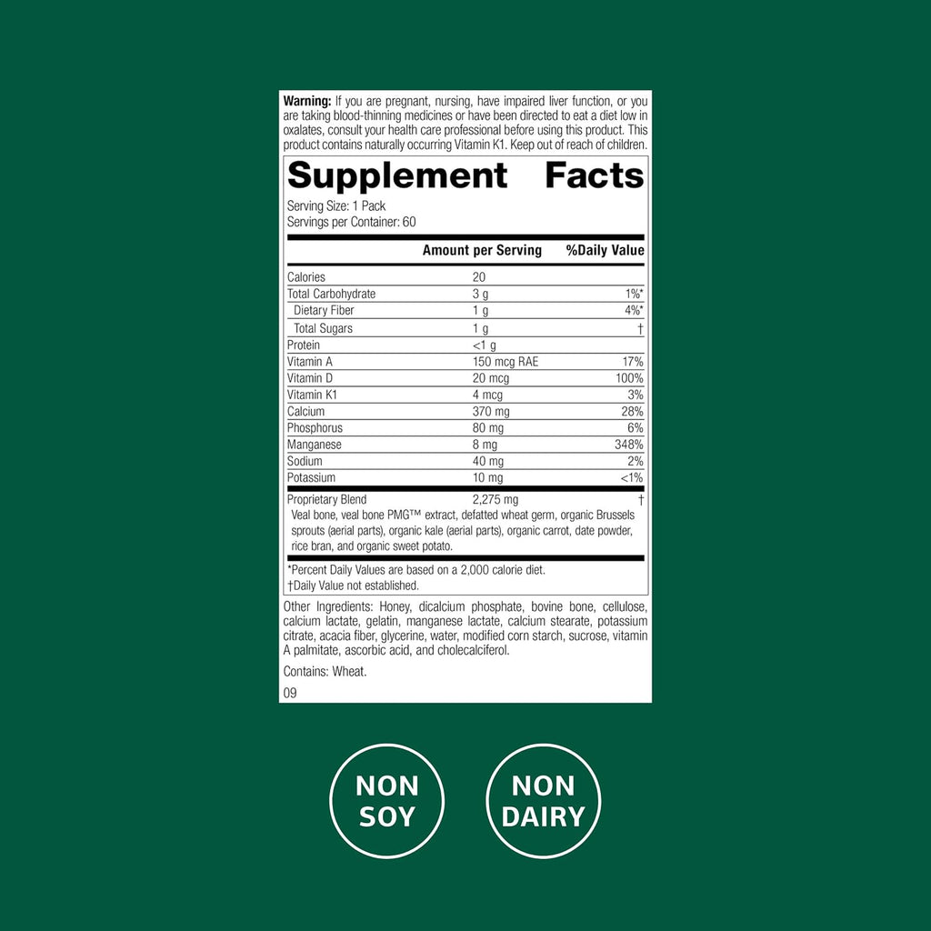Standard Process Bone Health Pack, Supplement, 60 Packs