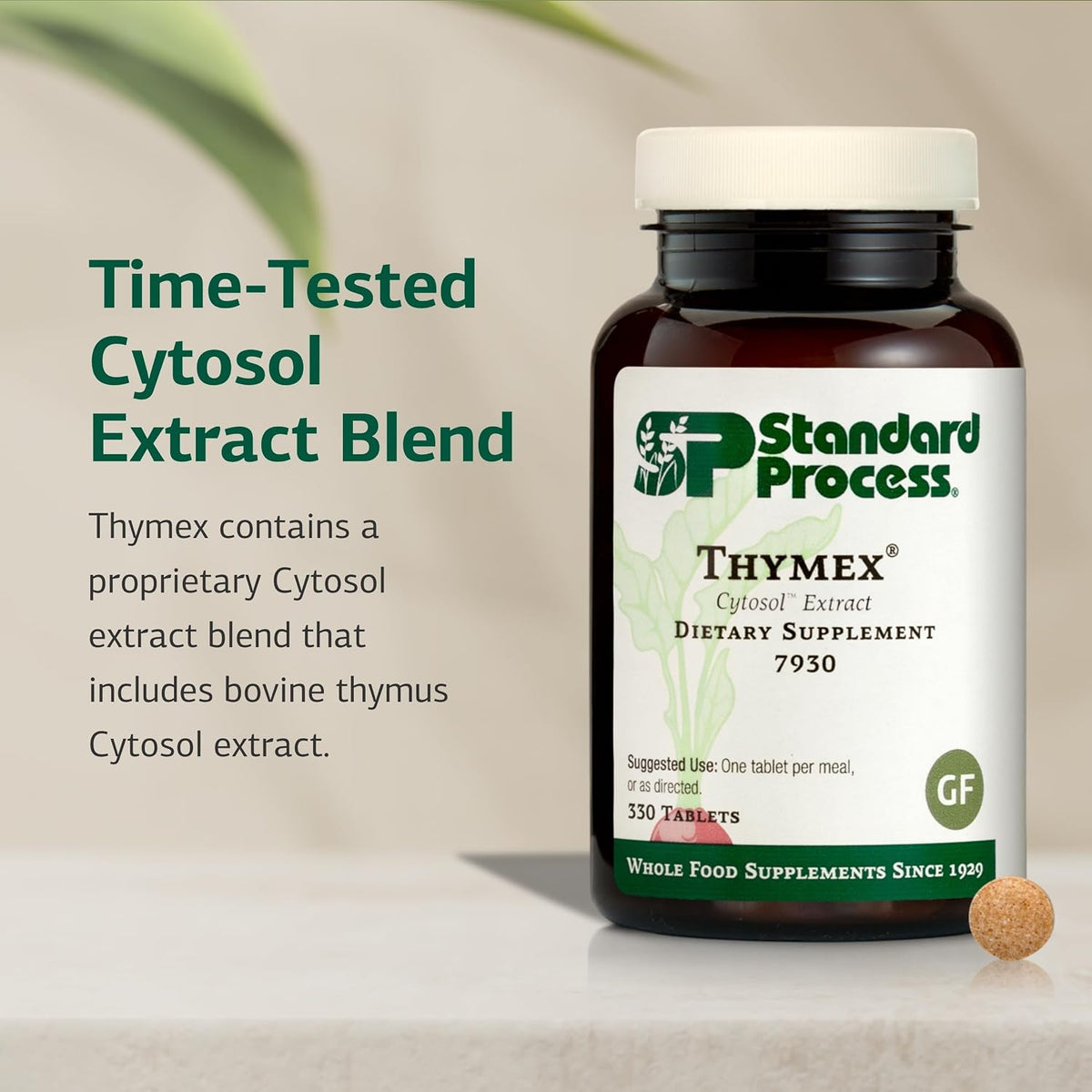 Standard Process Thymex Cytosol Extract, Immune Health, 330 Tablets