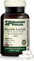 Standard Process Calcium Lactate, Bone & Immune Supplement, 90 Tablets
