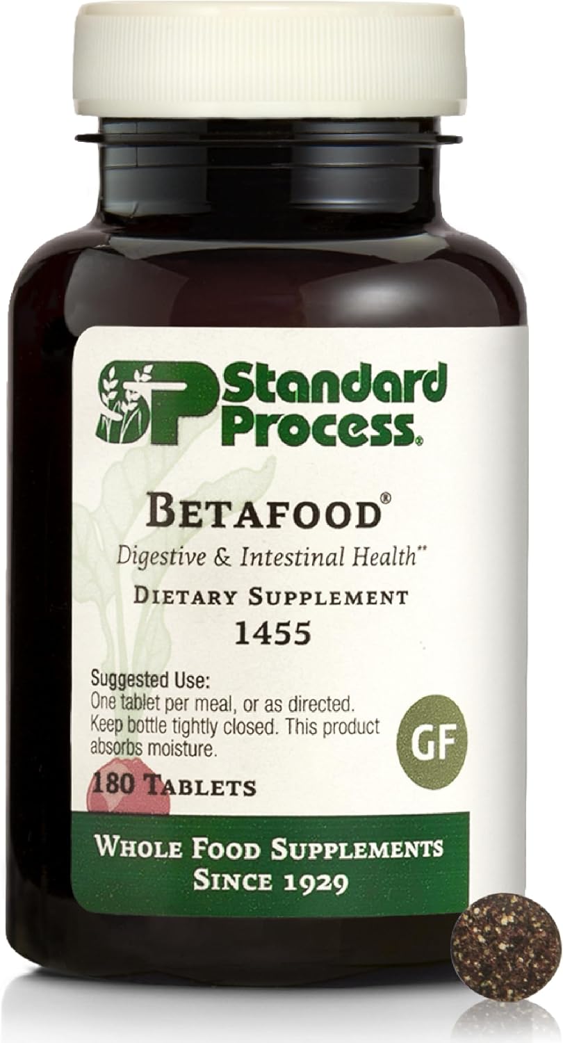 Standard Process Betafood, Digestive & Intestinal Supplement, 180 Tablets