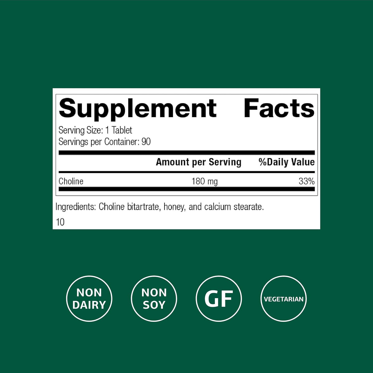 Standard Process Choline, Fat Metabolism & Liver Support, 90 Tablets