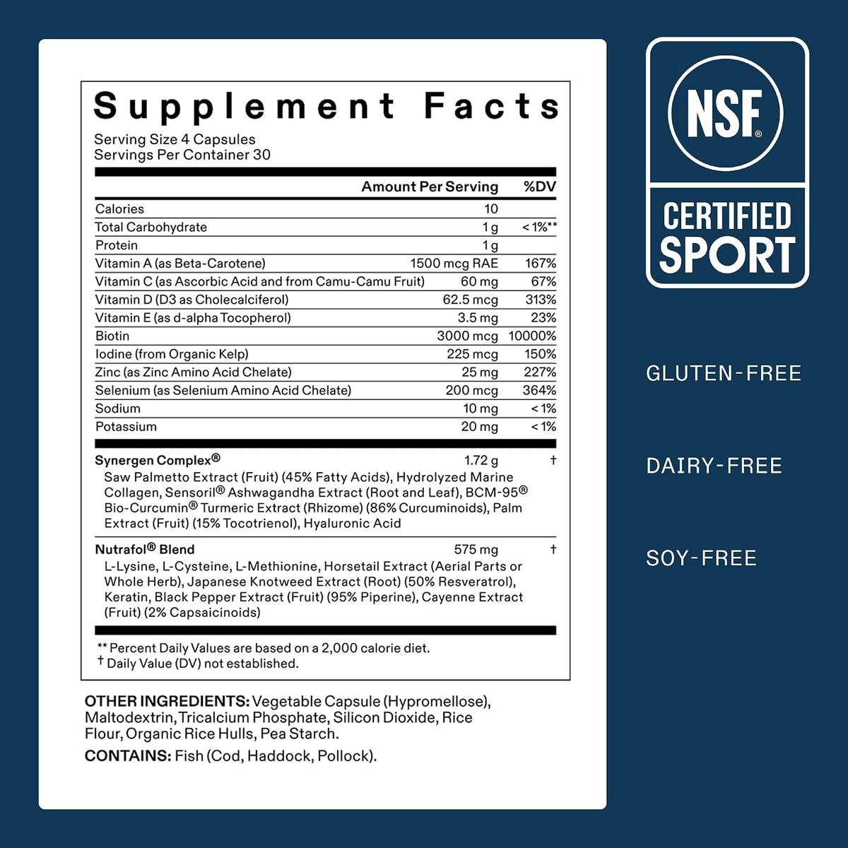 Nutrafol Men Hair Growth Supplements, Ages 18-49, 2-Month Bundle