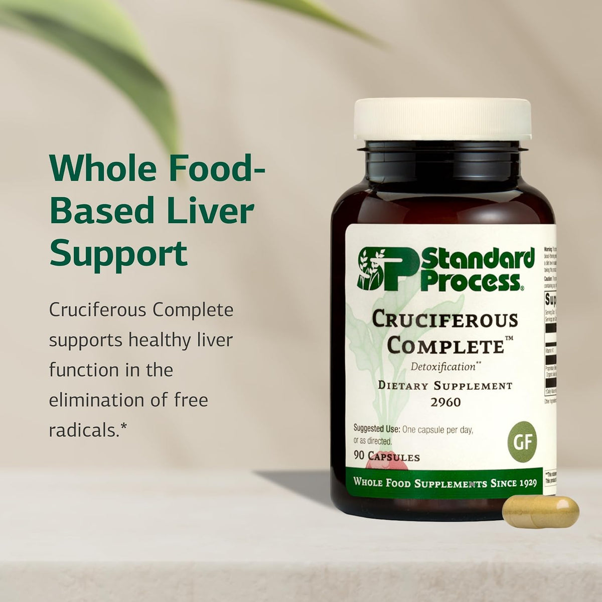 Standard Process Cruciferous Complete, Detox & Liver Support, 90 Capsules