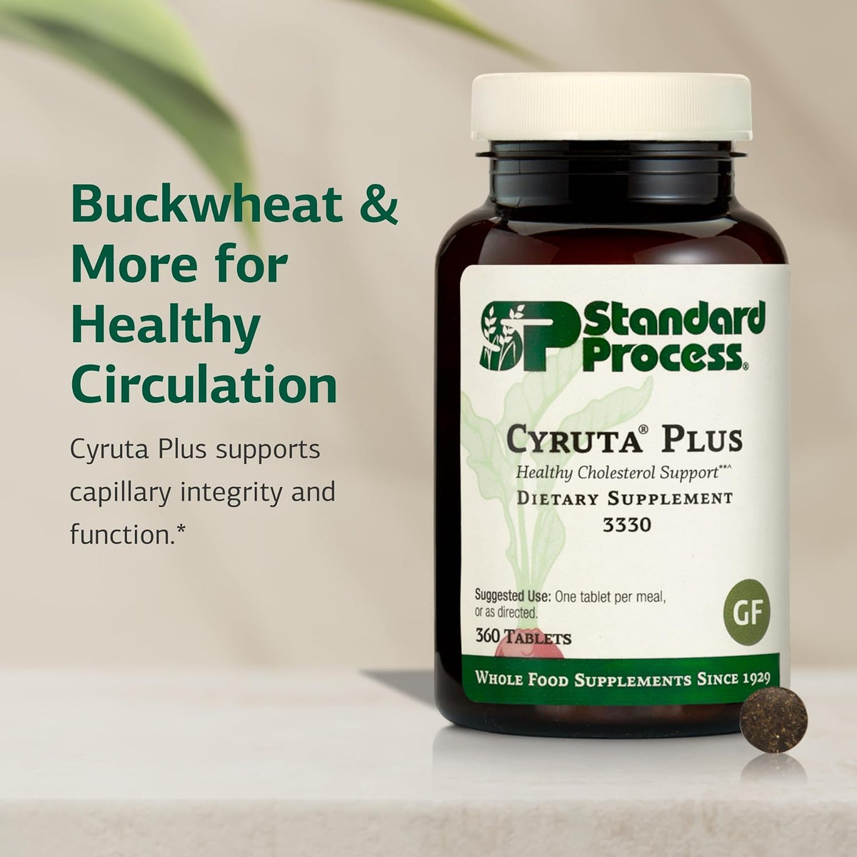 Standard Process Cyruta Plus, Circulation Support Supplement, 360 Tablets