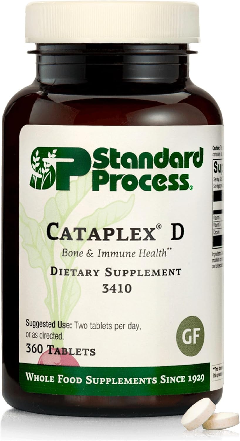 Standard Process Cataplex D, Immune & Bone Health Supplement, 360 Tablets