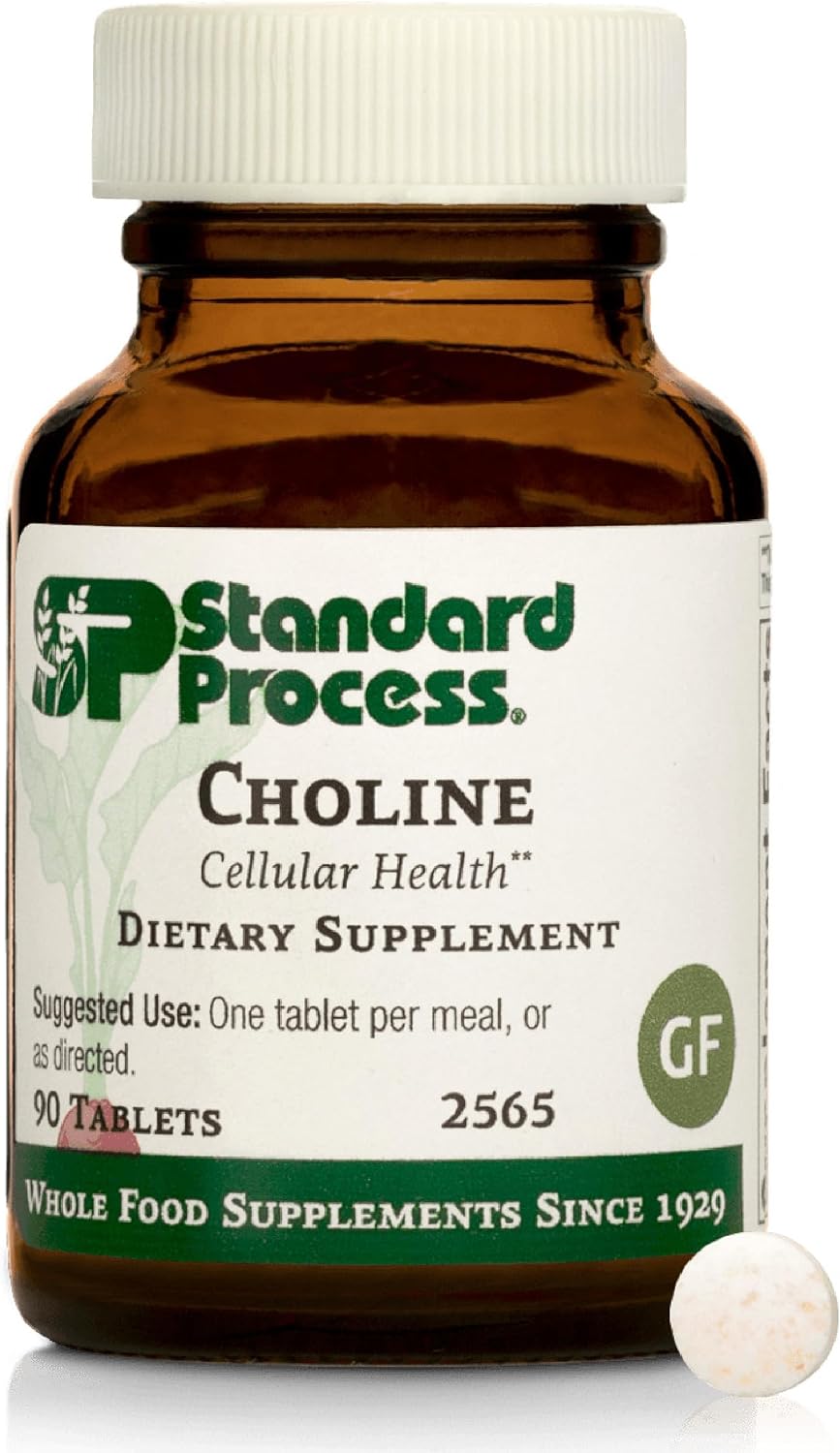 Standard Process Choline, Fat Metabolism & Liver Support, 90 Tablets