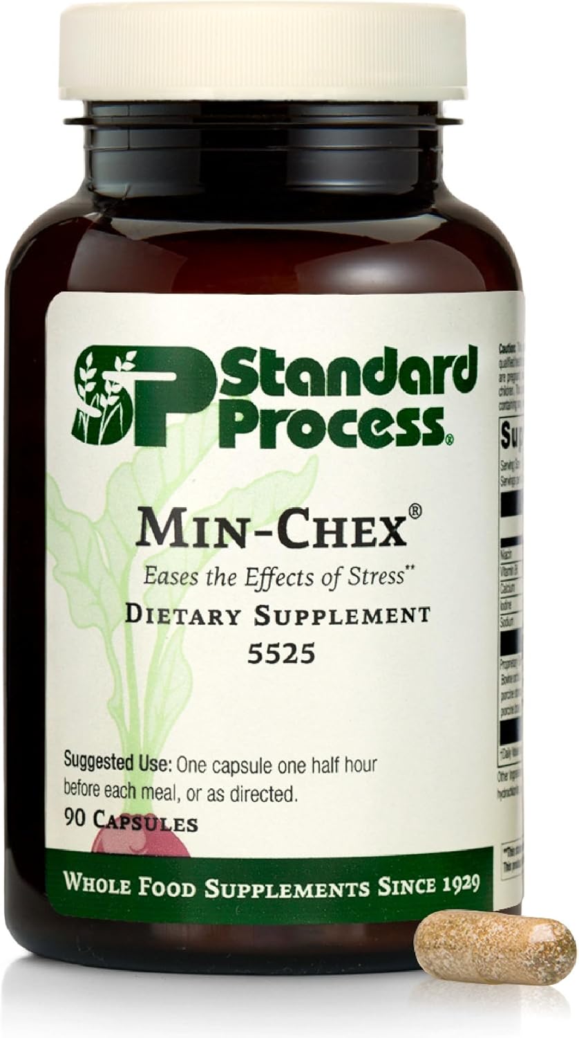 Standard Process Min-Chex, Nervous System & Stress Support, 90 Capsules