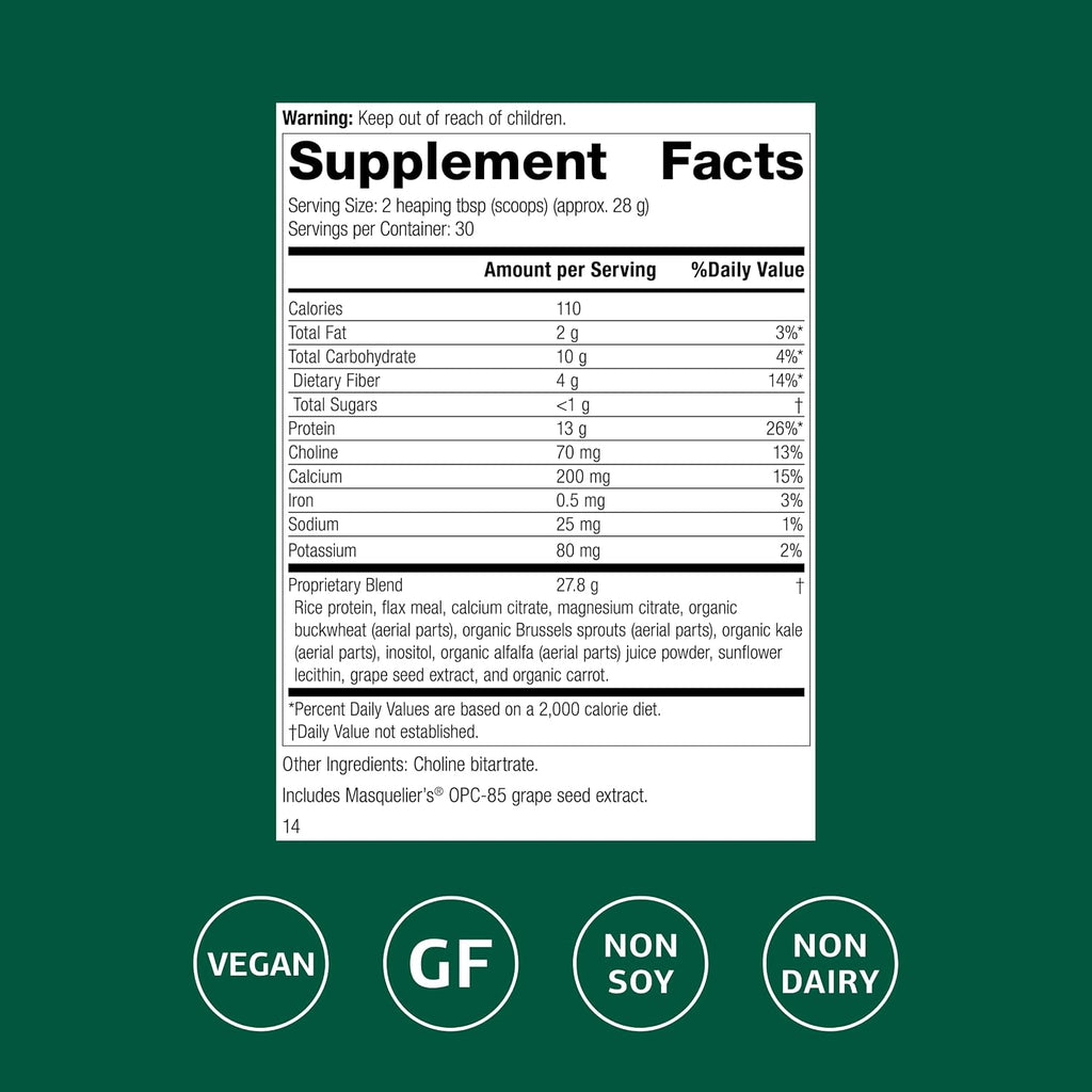Standard Process SP Complete Dairy-Free Rice Protein Powder, 2 lbs