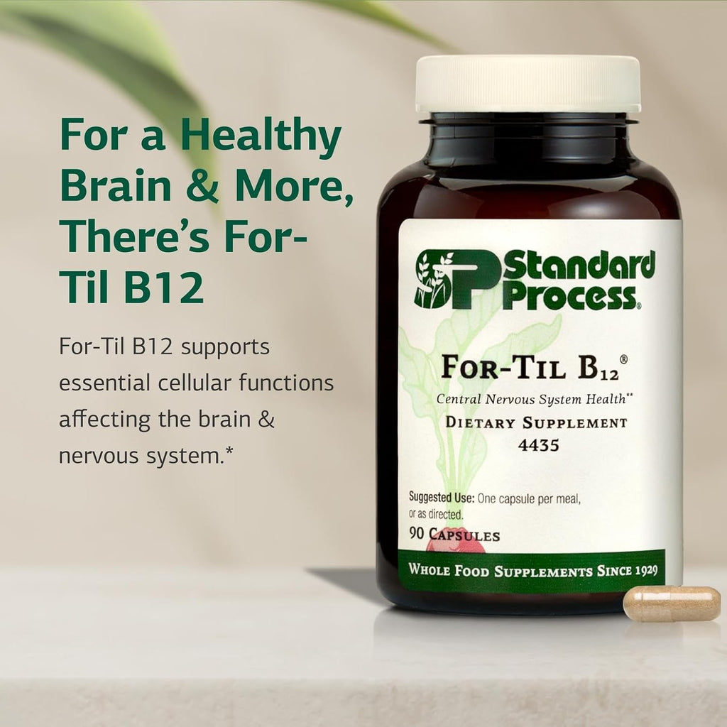 Standard Process for-Til B12, Vitamin B12 Supplement, 90 Capsules