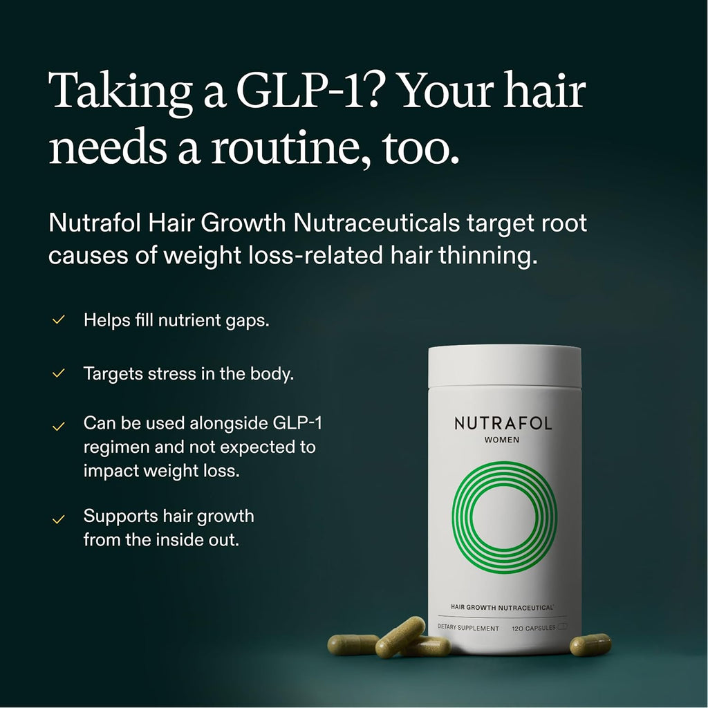 Nutrafol Women Hair Growth Supplements, Ages 18-44, 1-Month Bottle