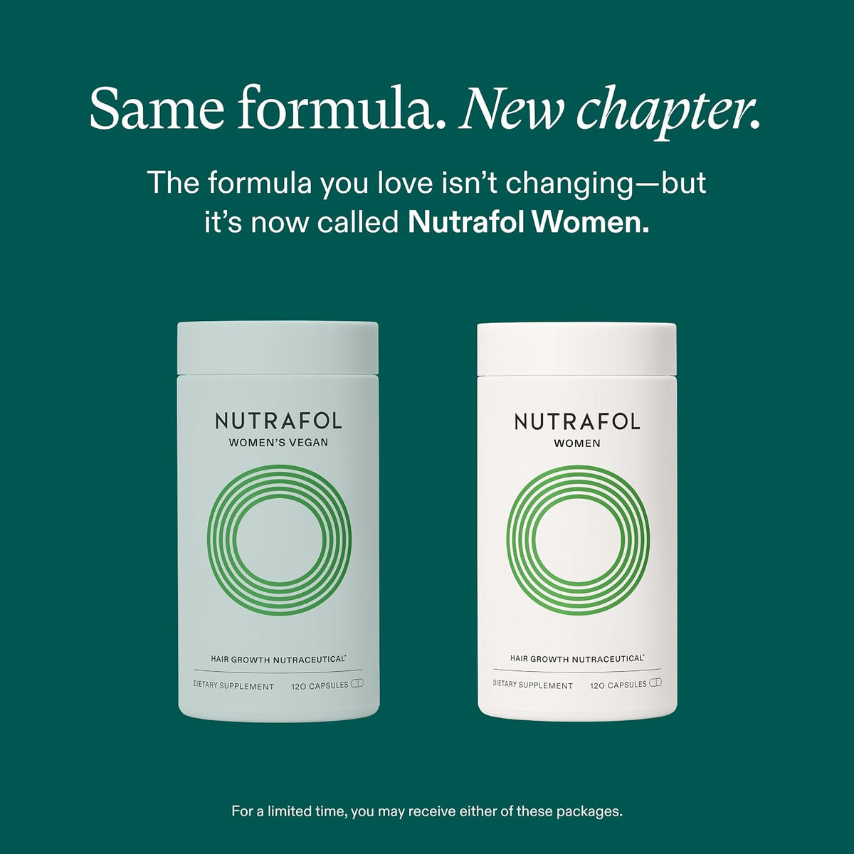Nutrafol Women Hair Growth Supplements, Ages 18-44, 2-Month Bundle