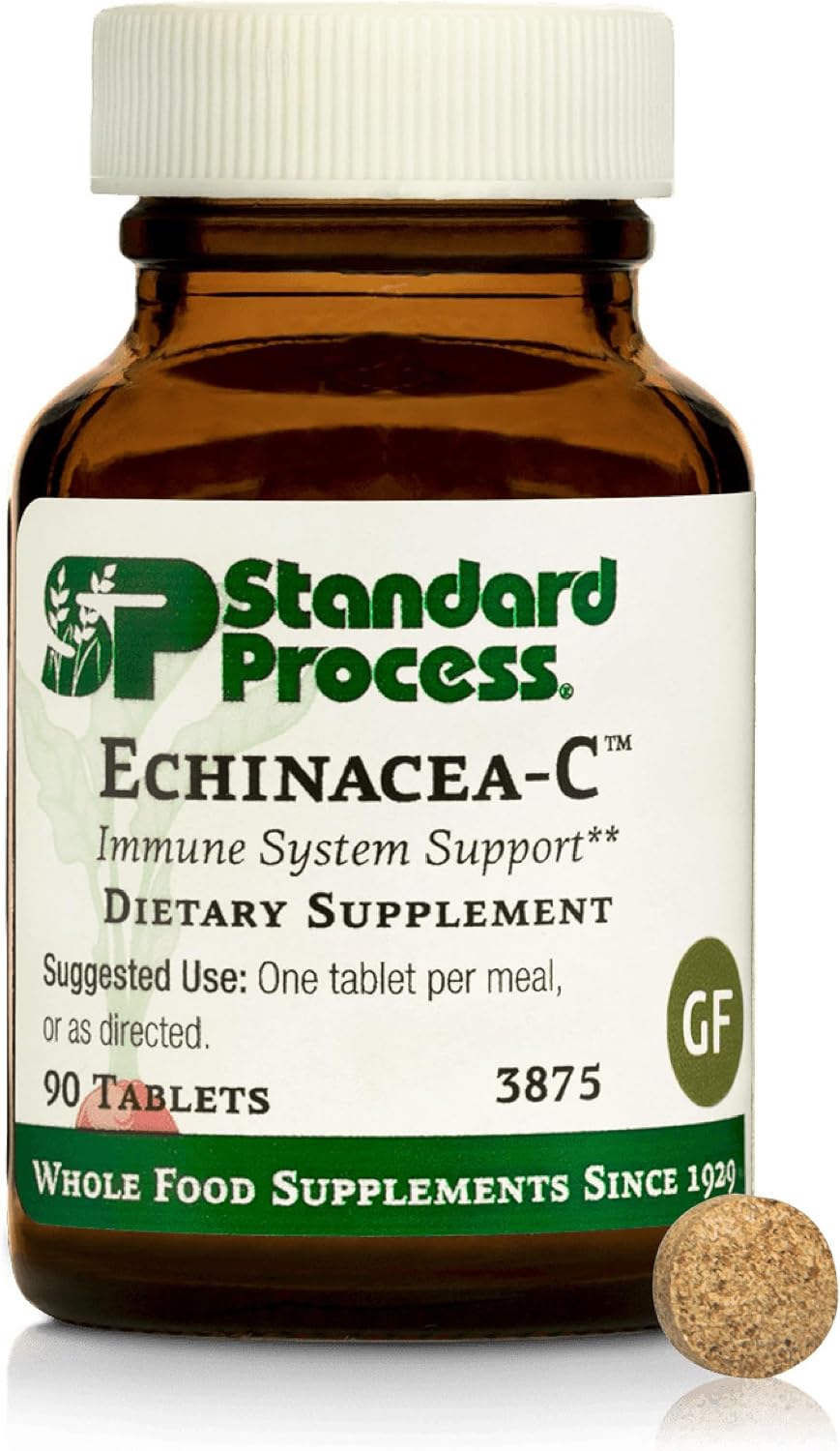 Standard Process Echinacea-C, Immune System Support Supplement, 90 Tablets