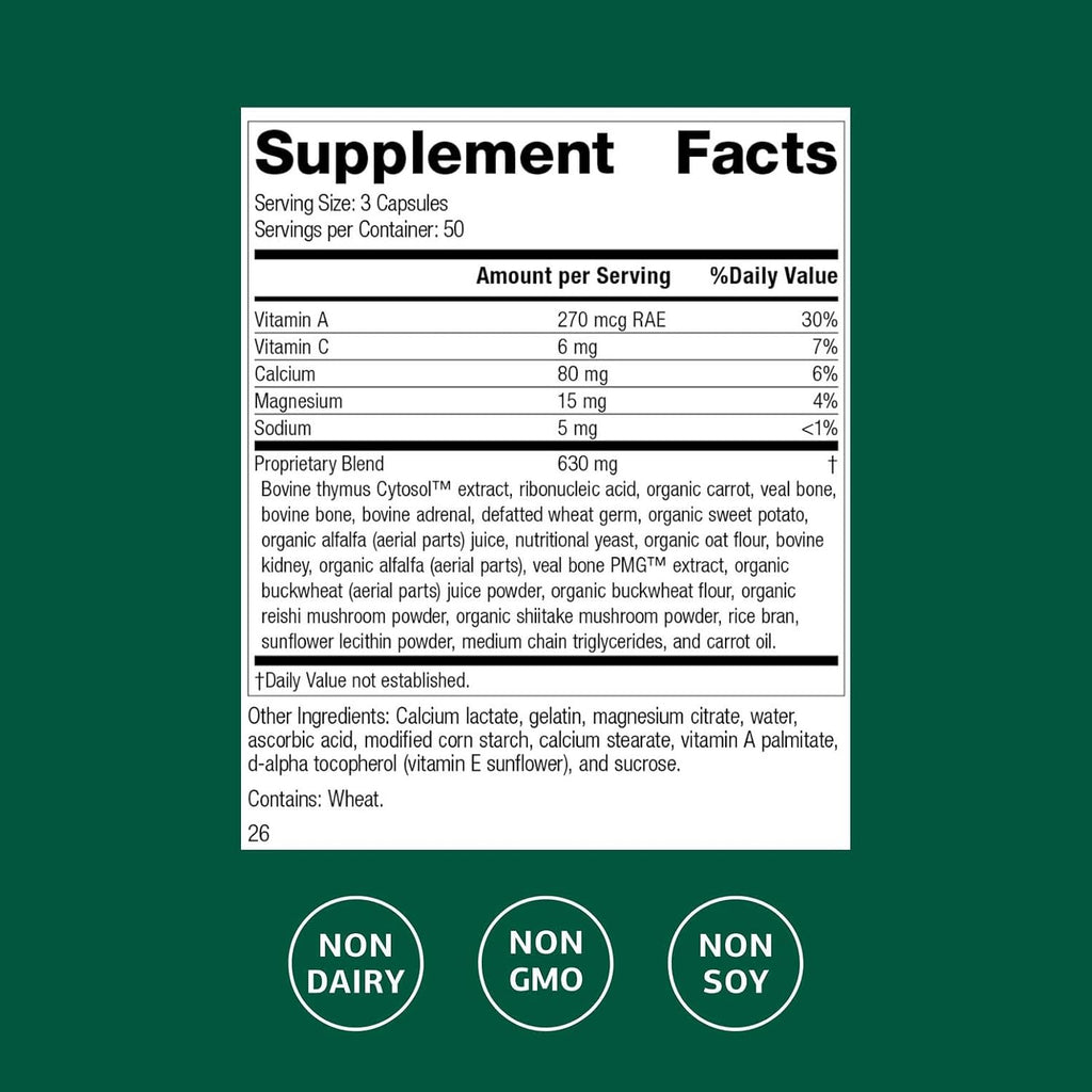 Standard Process Congaplex, Immune & Thymus Support, 150 Capsules