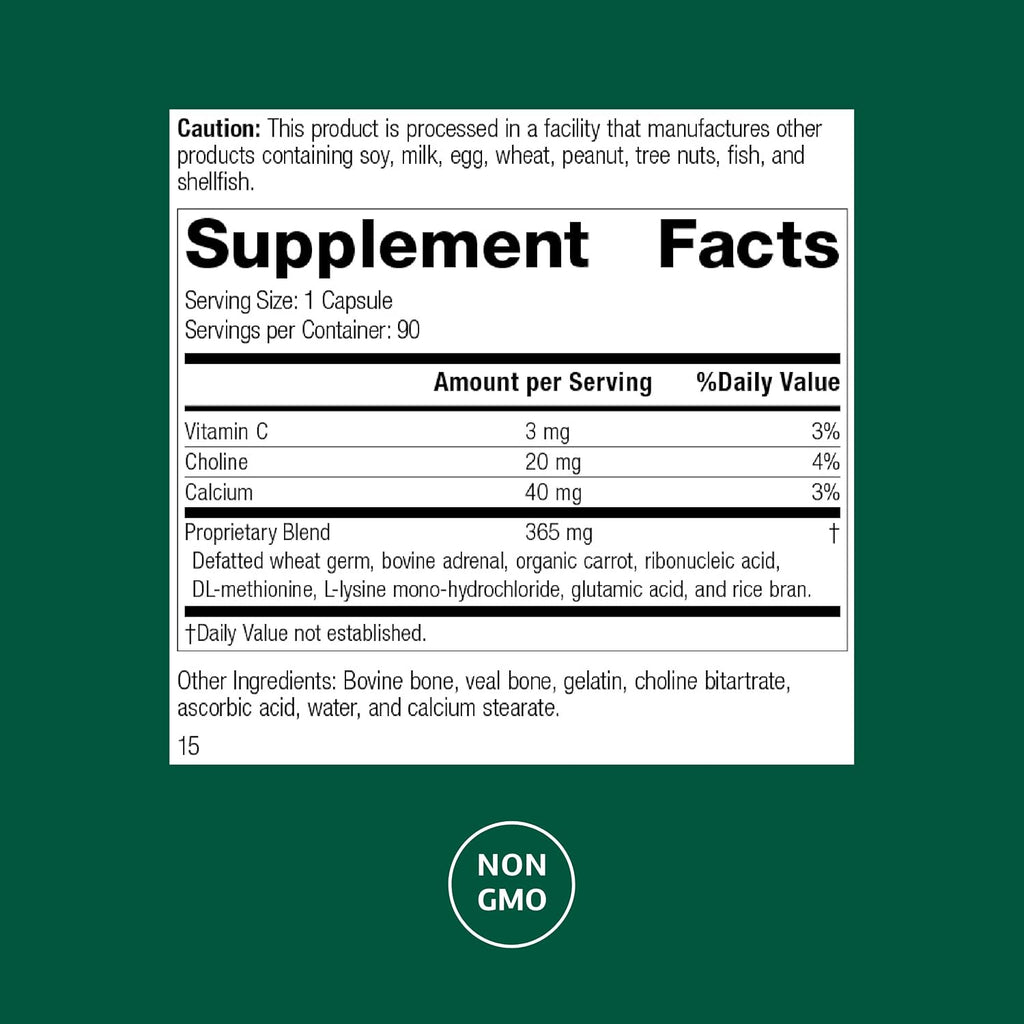 Standard Process Protefood, Whole Food Protein Metabolism Aid, 90 Capsules