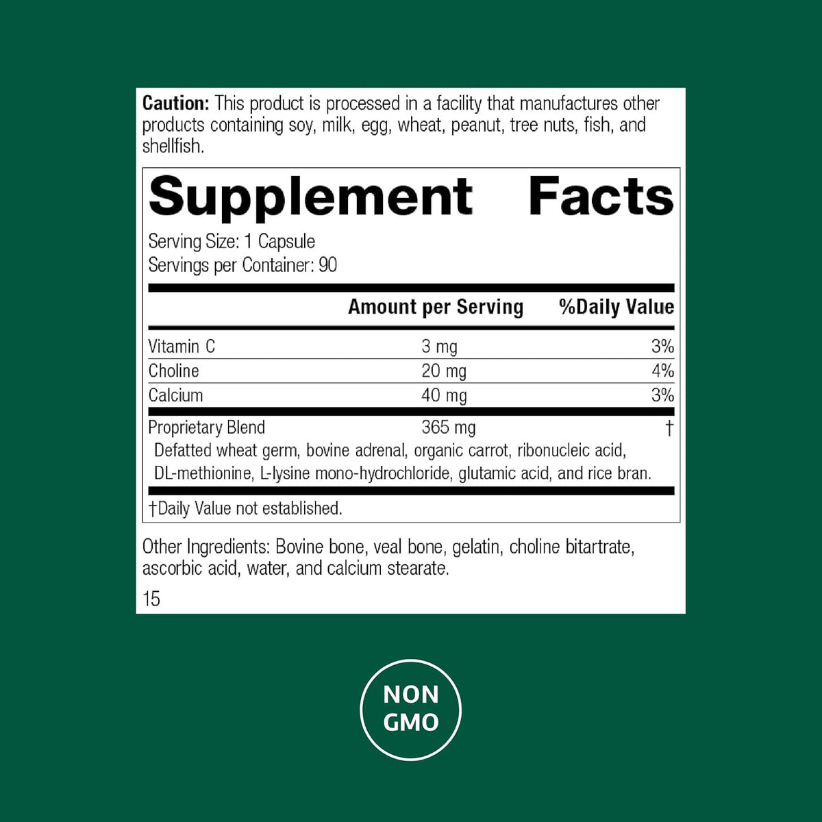 Standard Process Protefood, Whole Food Protein Metabolism Aid, 90 Capsules